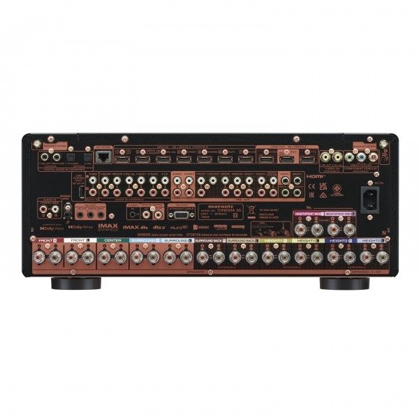 Marantz Cinema 30 AV Amplifier, Black - Rear View