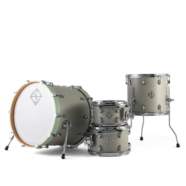 Dixon Cornerstone Hybrid 20'' 4pc Shell Pack, Satin Cement Grey