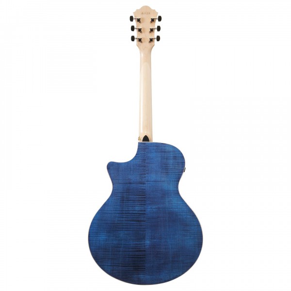 Ibanez AE390-NTA, Natural Top Aqua Blue Back and Sides at Gear4music