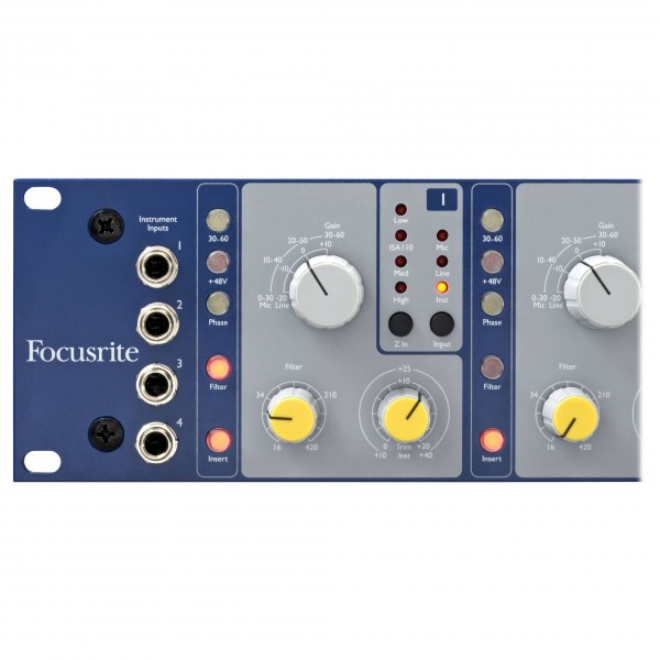 Focusrite ISA428 Mk II 4 Channel Preamplifier - Detail