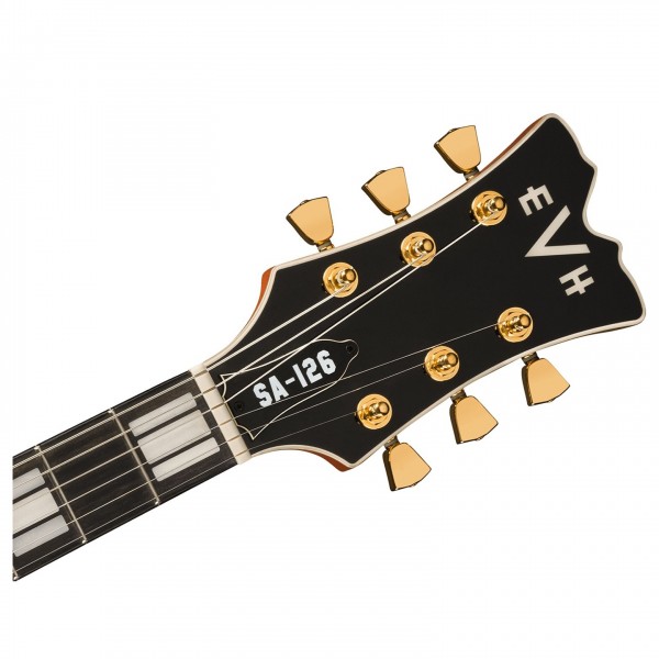 EVH SA-126 Special QM, Tobacco Sunburst headstock