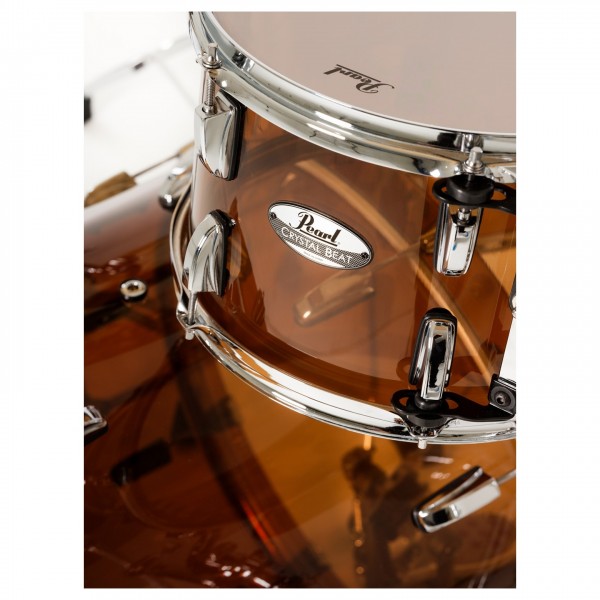 Pearl Crystal Beat 22'' 4pc Shell Pack, Liquid Smoke - Tom Shells