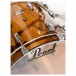 Pearl Crystal Beat 22'' 4pc Shell Pack, Liquid Smoke - Bass Drum Detail
