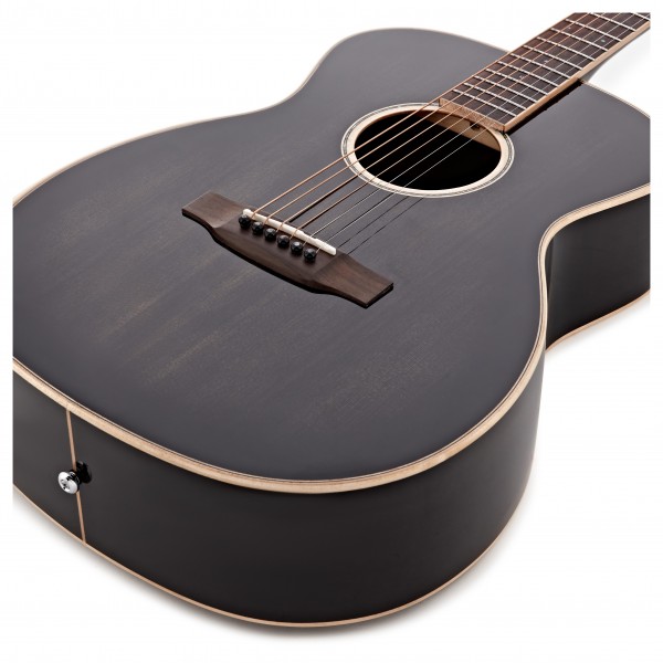 Hartwood Artiste Orchestral Model Acoustic Guitar, Black