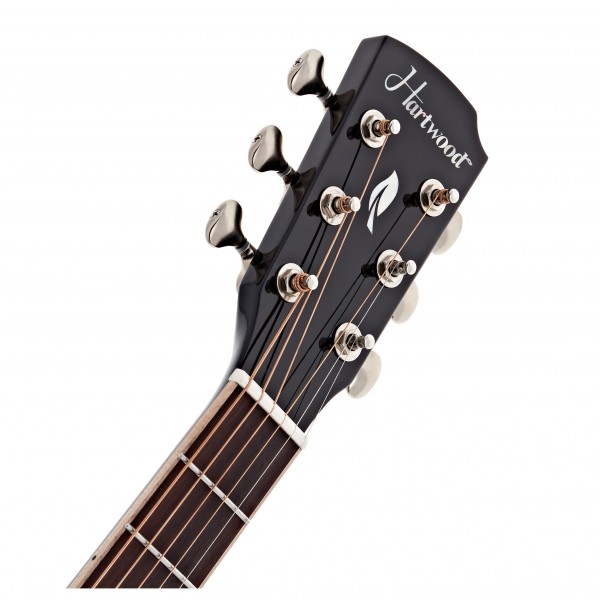 Hartwood Artiste Orchestral Model Acoustic Guitar, Black