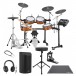 Yamaha DTX8K-M RW Electronic Drum Kit w/ Single Pedal Complete Bundle