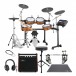 Yamaha DTX8K-M RW Electronic Drum Kit w/ Double Pedal Complete Bundle