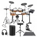 Yamaha DTX8K-X RW Electronic Drum Kit w/ Single Pedal Complete Bundle