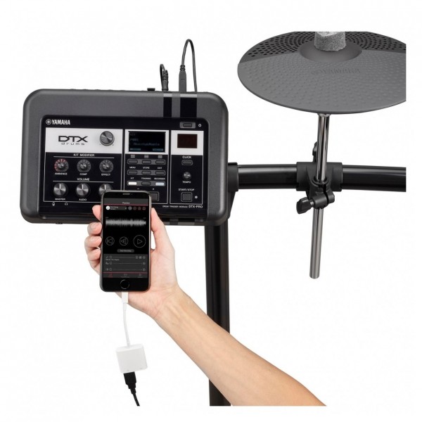 Yamaha DTX8K-X Electronic Drum Kit, Real Wood - Connectivity 