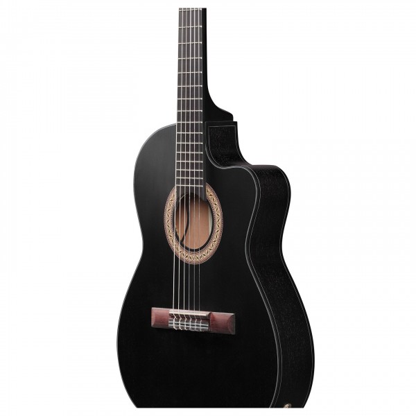 Ibanez GA5MHTCE-WK, Weatherd Black Open Pore
