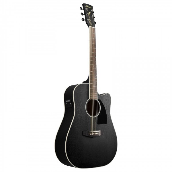Ibanez PF16MWCE-WK, Weathered Black Open Pore