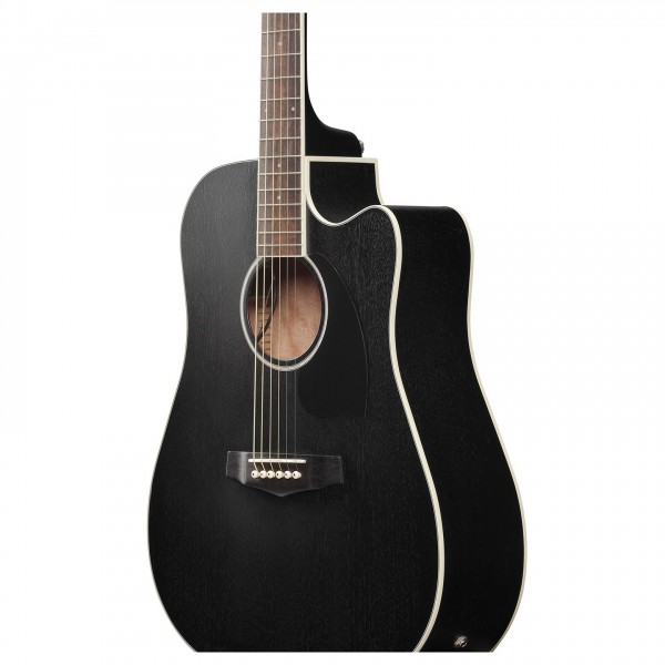 Ibanez PF16MWCE-WK, Weathered Black Open Pore