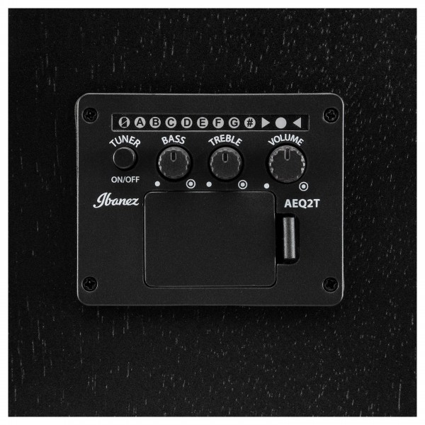 Ibanez PF16MWCE-WK, Weathered Black Open Pore