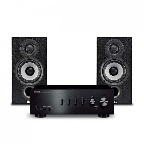 Yamaha A-S301 & ELAC Debut B5.2 Black Bundle