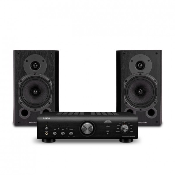 Denon PMA-600NE & Wharfedale Diamond 9.1, Black Hi-Fi Bundle at AV.com