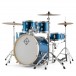 Dixon Drums Spark 20'' 5pc Drum Set, Ocean Blue Sparkle