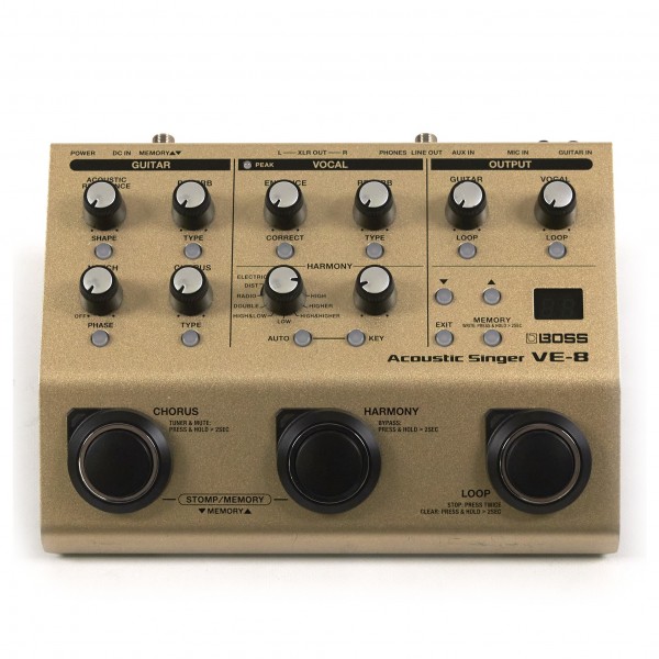 BOSS VE-8 Acoustic Singer | Gear4music