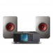 Naim Uniti Atom & KEF LS50 Meta Speakers, Grey & Chord Company Cable