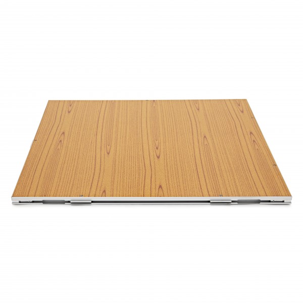1m x 1m Portable Dance Floor by Gear4music, Wood Finish