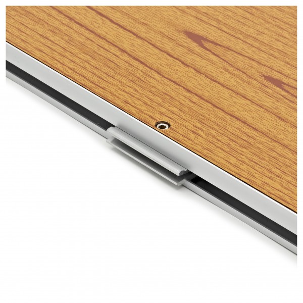 1m x 1m Portable Dance Floor by Gear4music, Wood Finish