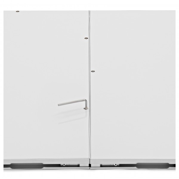 2m x 2m Portable Dance Floor, White