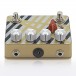 Caroline Cannonball Hand Painted Distortion Pedal, Black/Silver