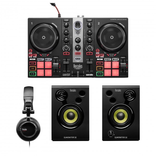 Hercules DJ Learning Kit MK2 Bundle - Full Contents