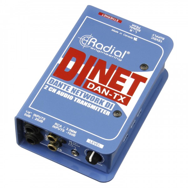 Radial Tonebone DiNET DAN-TX Network Direct Box with Dante - Unit