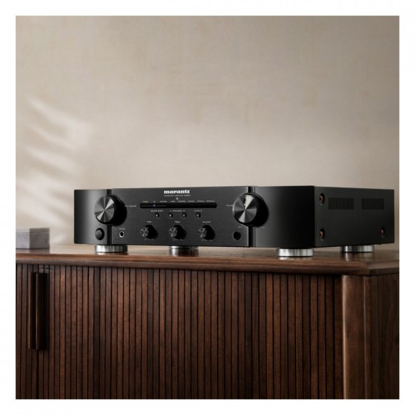Marantz PM6007 Integrated Amplifier, Black - lifestyle