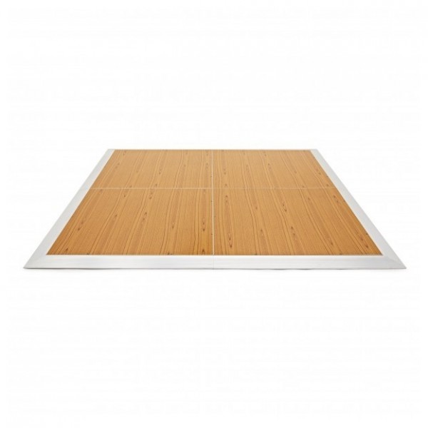 2m x 2m Portable Dance Floor, Wood