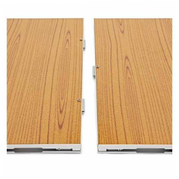 2m x 2m Portable Dance Floor, Wood