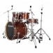 Ludwig Evolution 20'' 5pc Drum Kit, Copper - Angle