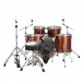 Ludwig Evolution 20'' 5pc Drum Kit, Copper - Back