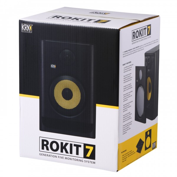 KRK ROKIT RP7 G5 Studio Monitor, Single at Gear4music