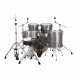 Ludwig Evolution 20'' 5pc Drum Kit, Platinum - Back