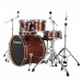 Ludwig Evolution 22'' 5pc Drum Kit, Copper - Angle