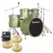 Ludwig Evolution 22'' 5pc Drum Kit w/Cymbals, Mint