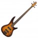 Ibanez SR400EQM Bass Guitar, Brown Burst