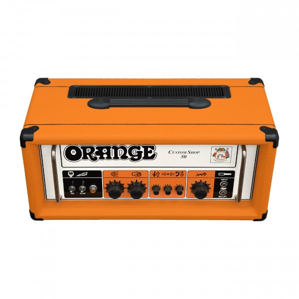 Orange Custom Shop 50 Head - slant down