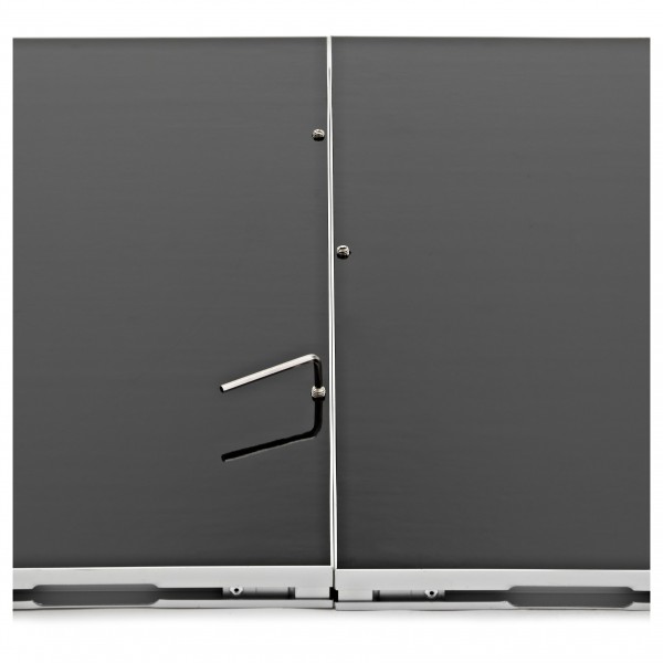 1m Portable Dance Floor Black 2 Panels Key