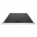 2m x 2m Portable Dance Floor by Gear4music, Black Finish