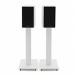 AVCOM 600mm Speaker Stands, White (Pair)