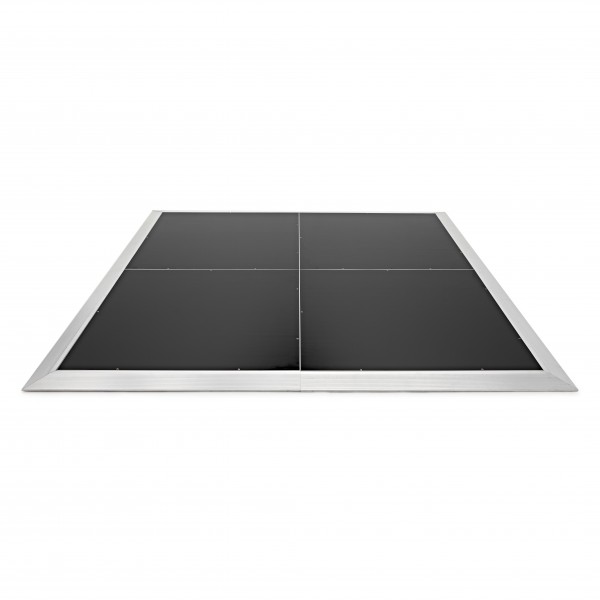2m x 2m Portable Dance Floor Black