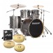 Ludwig Evolution 22'' 5pc Drum Kit w/Cymbals, Platinum
