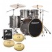 Ludwig Evolution 22'' 5er-Schlagzeug mit Becken, Platin