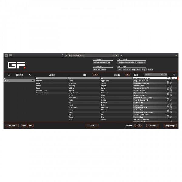 GForce Oberheim OB-EZ