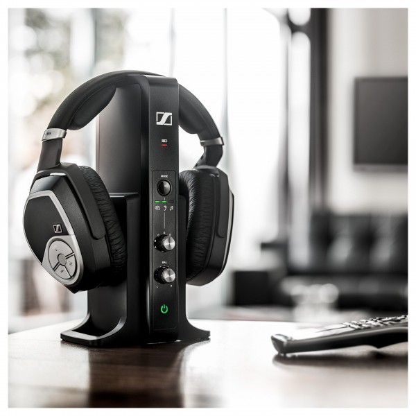 Sennheiser RS 195 Wireless Over-Ear Headphones, Black at
