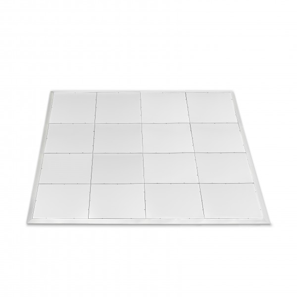 4m x 4m Portable Dance Floor by Gear4music, White Finish