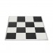 Przenośna podłoga taneczna 4m x 4m Gear4music, wykończenie w szachownicę
