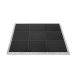 1m x 1m Portable Dance Floor Tile by Gear4music, Black Finish